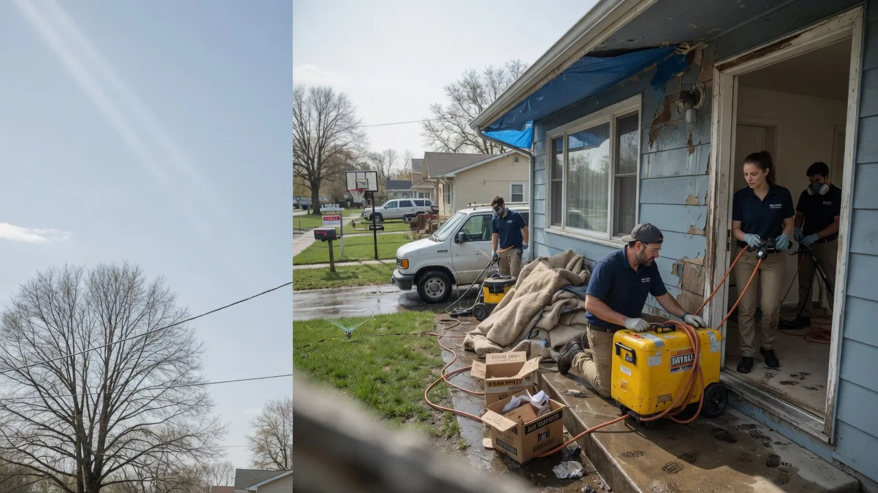 Basement Flood Cleanup in Pennville, IN near me